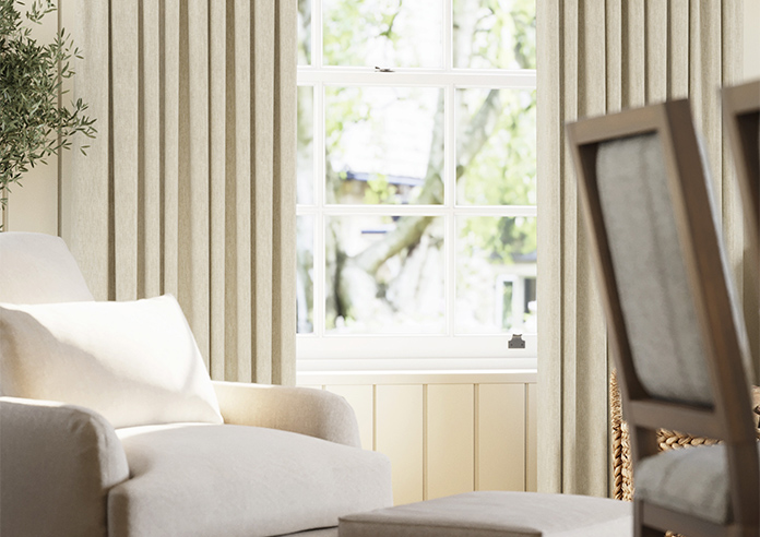 Genoa Faux Silk (Blackout), Cream Shimmer - Made to Measure Curtains - Image 5